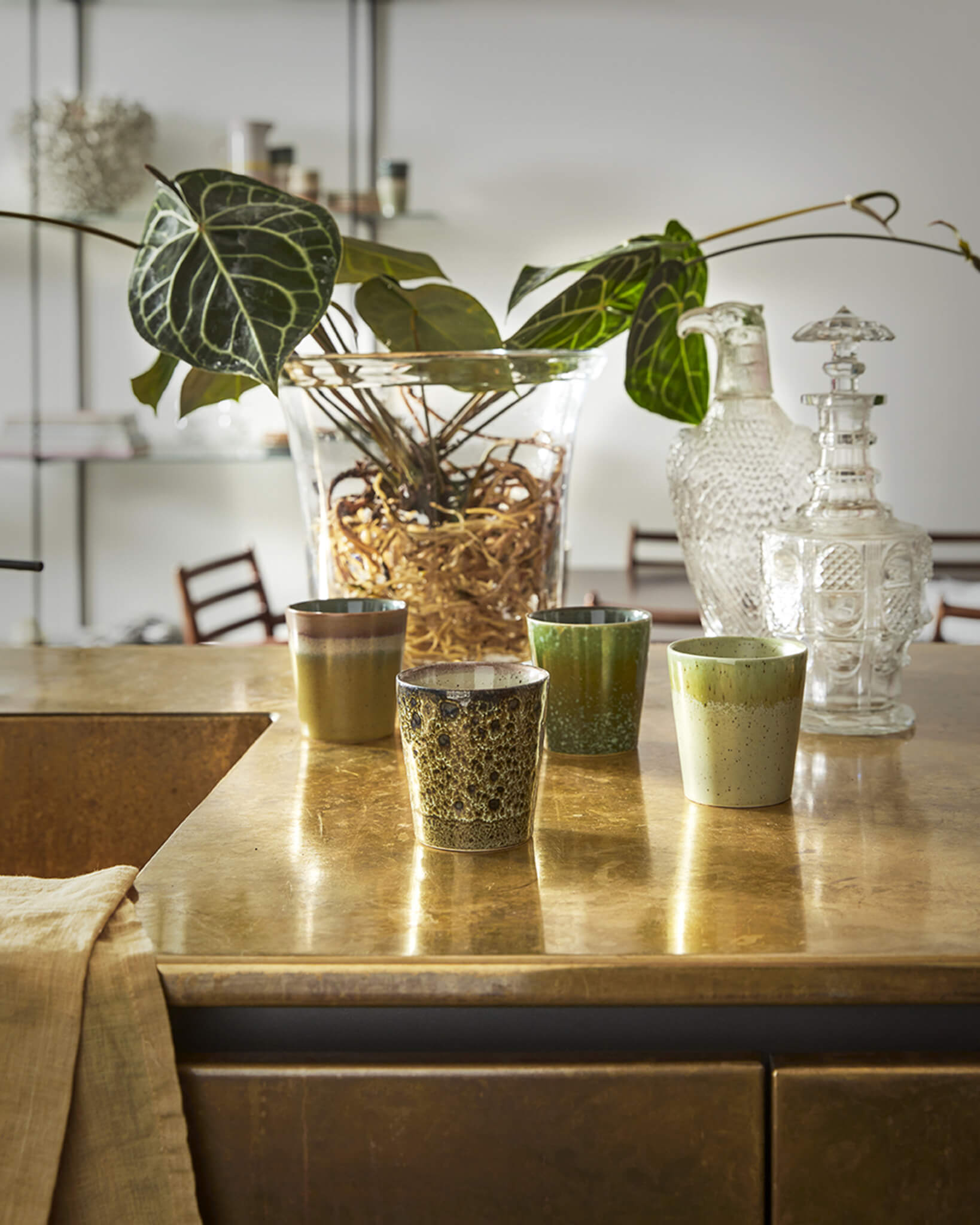 HK Living BOLLI 70S CERAMIC GRASS