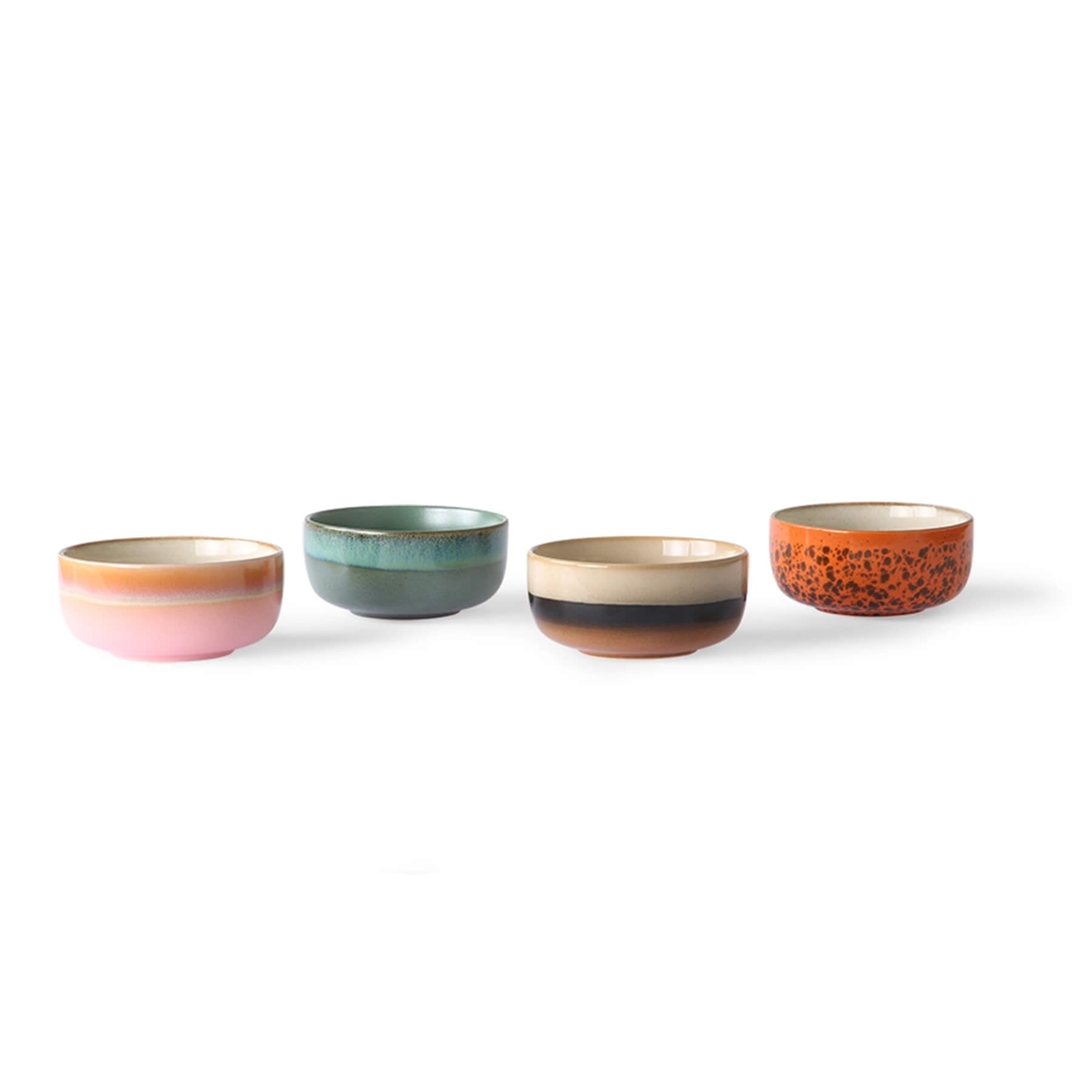 HK Living SKÁLASETT CIRIUS 70´S CERAMIC 4 STK/PK