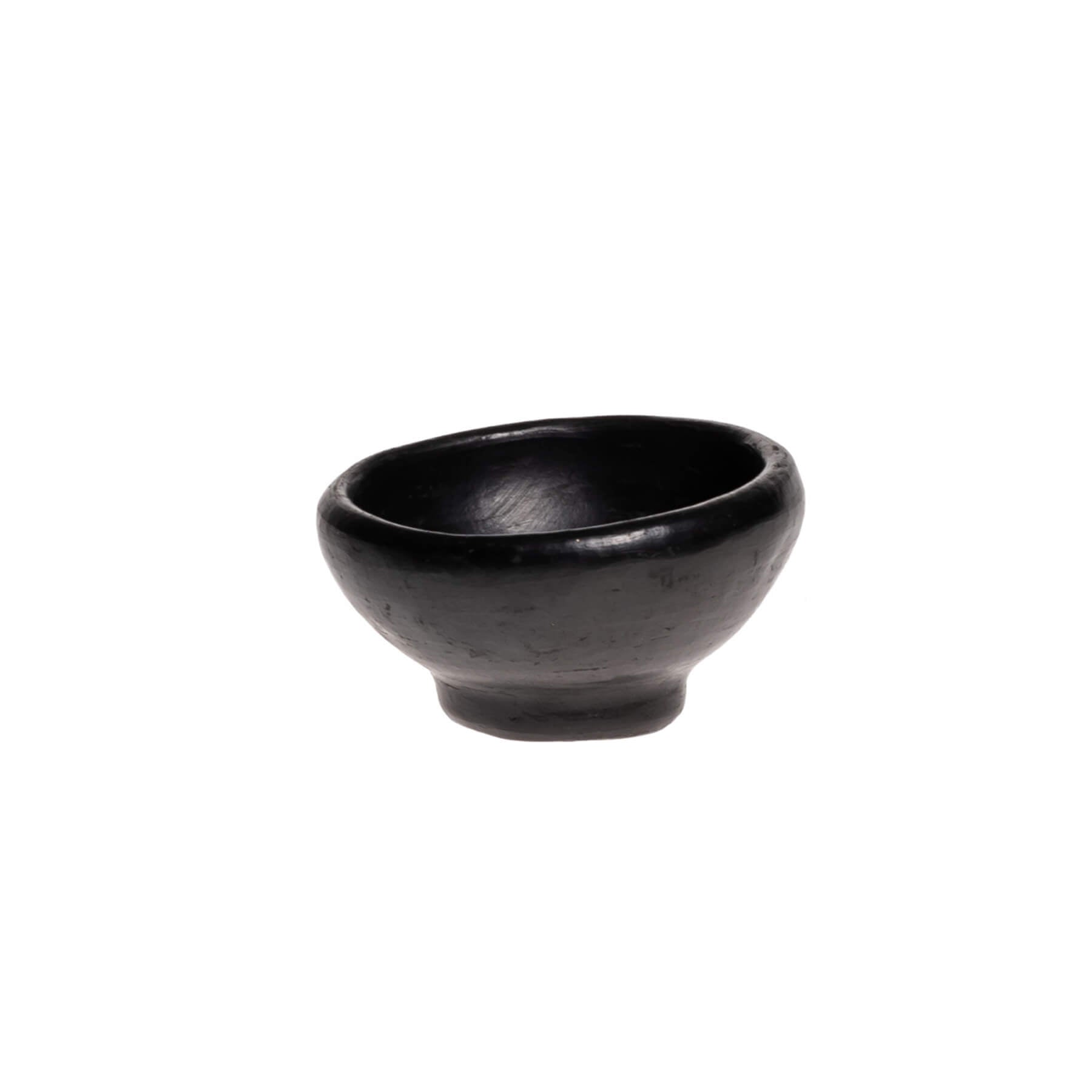 BLACK POTTERY ELDFÖST SKÁL 7,5x4,8cm