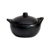 BLACK POTTERY ELDFASTUR SVARTUR POTTUR 22x13 cm