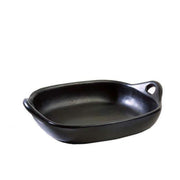 BLACK POTTERY ELDFAST SVART FAT 35x26x8,5cm
