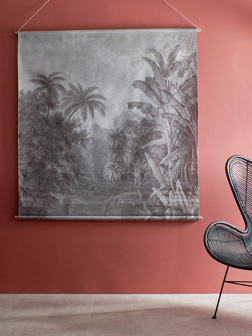 HK LIVING JUNGLE VEGGTEPPI XXL (154x154cm)