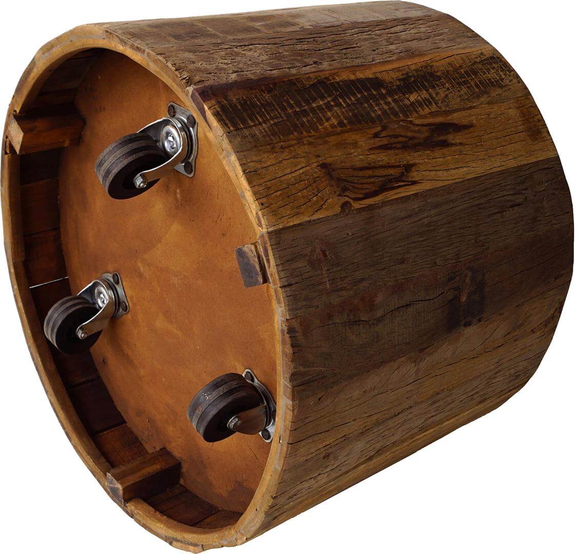 NICE HLIÐARBORÐ Á HJÓLUM, VIÐUR