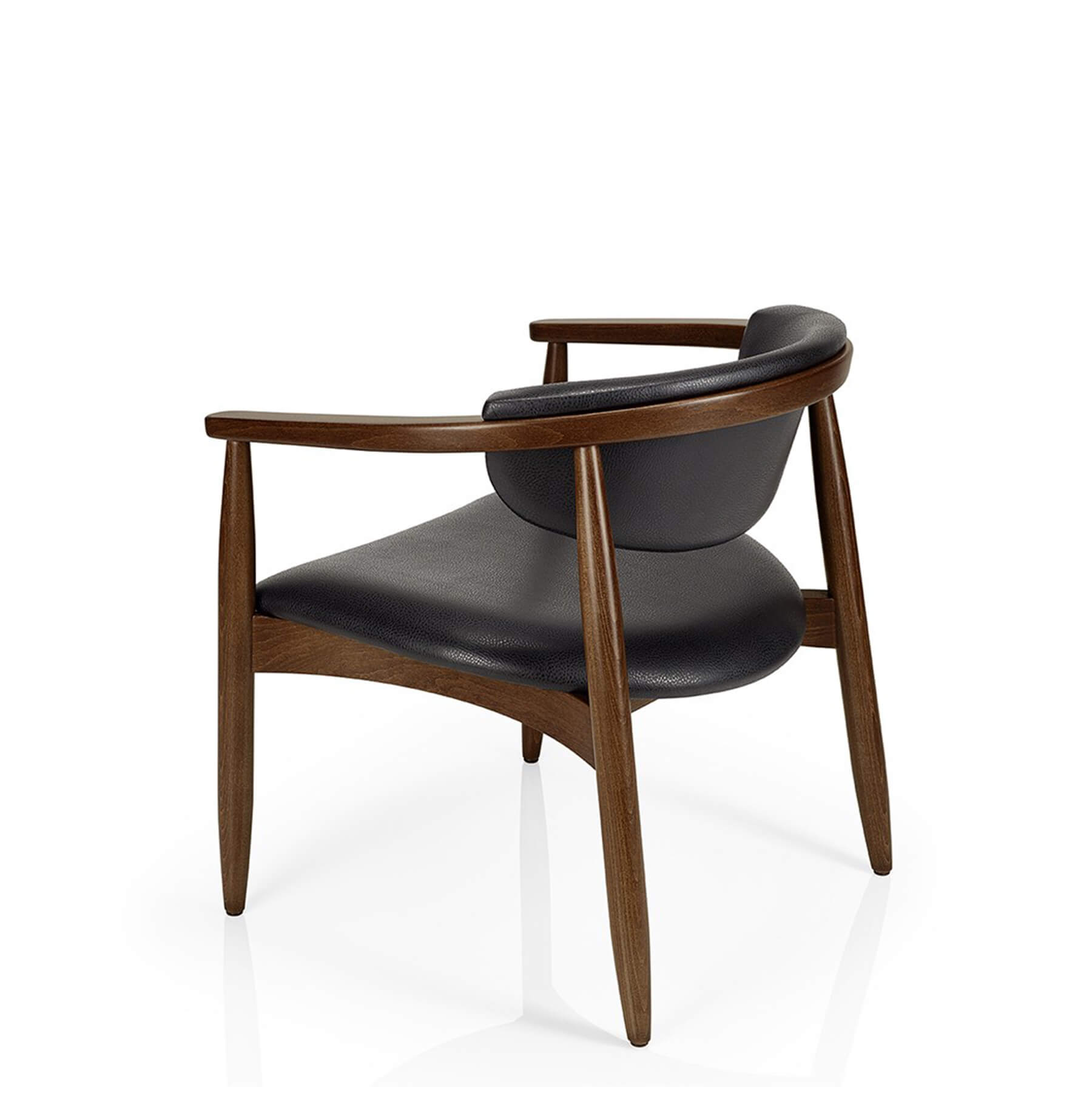 JMS JOANNE LOUNGE STÓLL Í LEÐRI