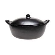 BLACK POTTERY POTTUR M/LOKI 25x26x10cm