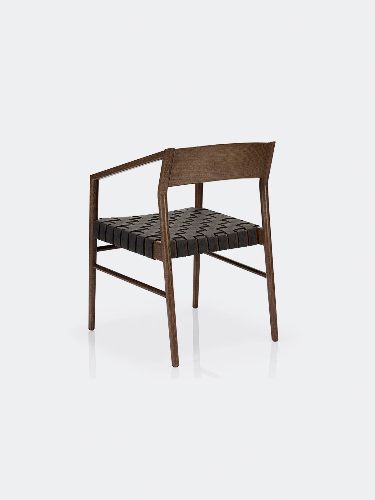 LEONOR STÓLL GRIND WENGE, SETA SVÖRT
