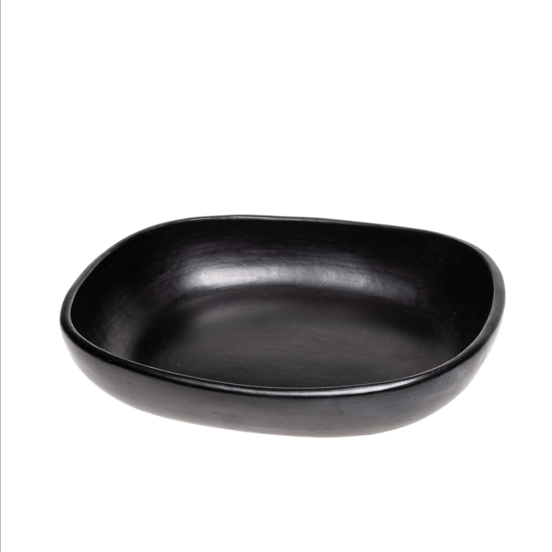 BLACK POTTERY FERKANTAÐ ELDFAST FAT 30x27cm