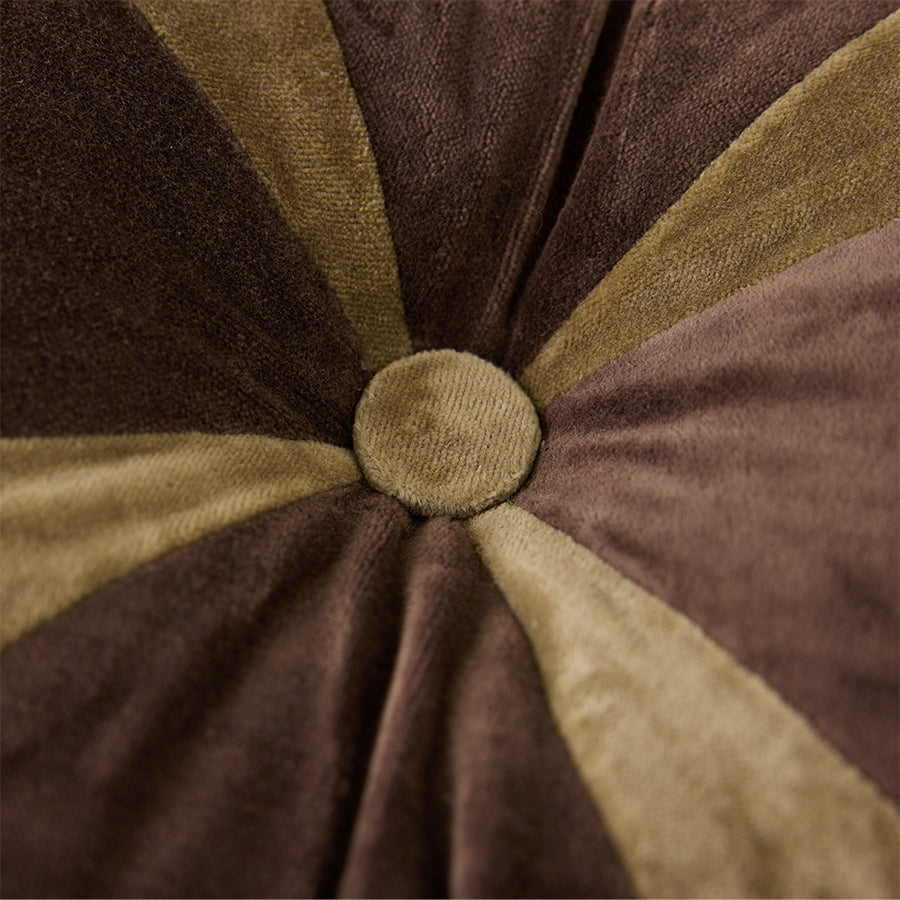 PÚÐI VELVET BROWN 50X30 CM