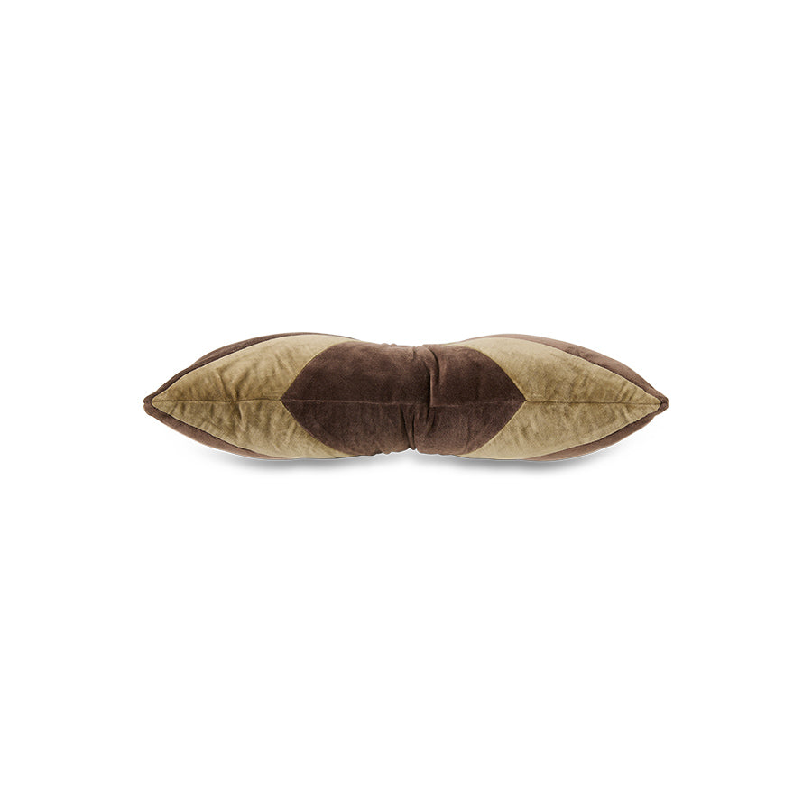 PÚÐI VELVET BROWN 50X30 CM