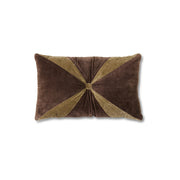 PÚÐI VELVET BROWN 50X30 CM