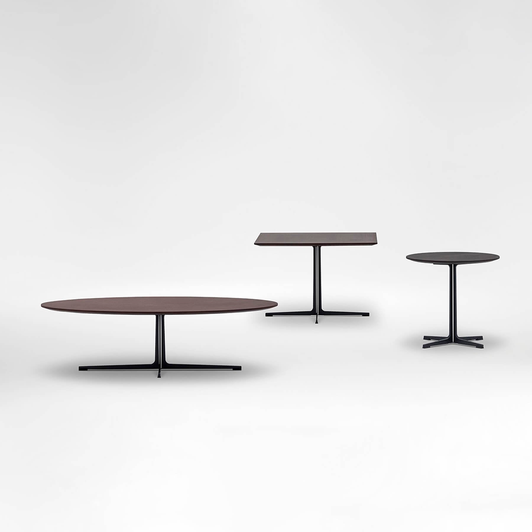 CAMERICH VARY OVAL SÓFABORÐ MEÐ CARRERA MARMARA 120x60cm