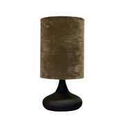 LAMPI LABO SVARTUR SKERMUR TAUPE VELVET